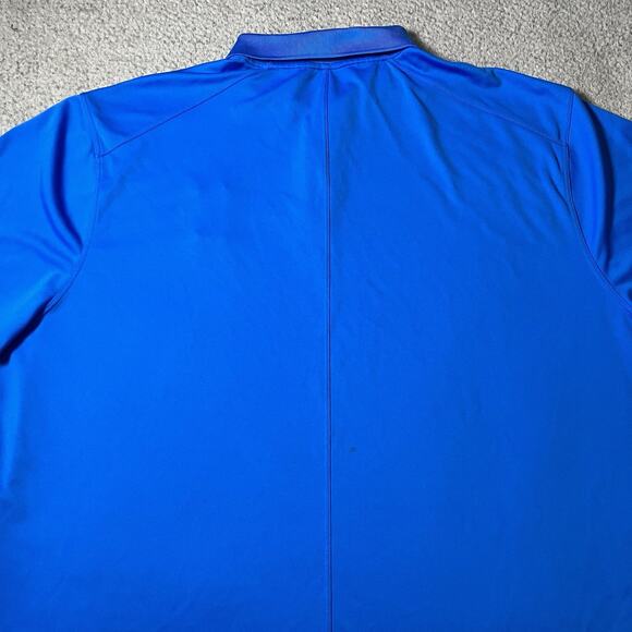 Nike Polo Shirt Mens 2XL Blue Golf Performance Drifit Logo TPC Sawgrass Club - Picture 14 of 16